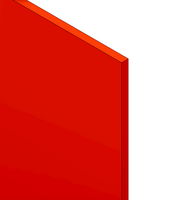 MODULAR SOLUTIONS PVC PANEL 1/4" X 48" X 96", RED